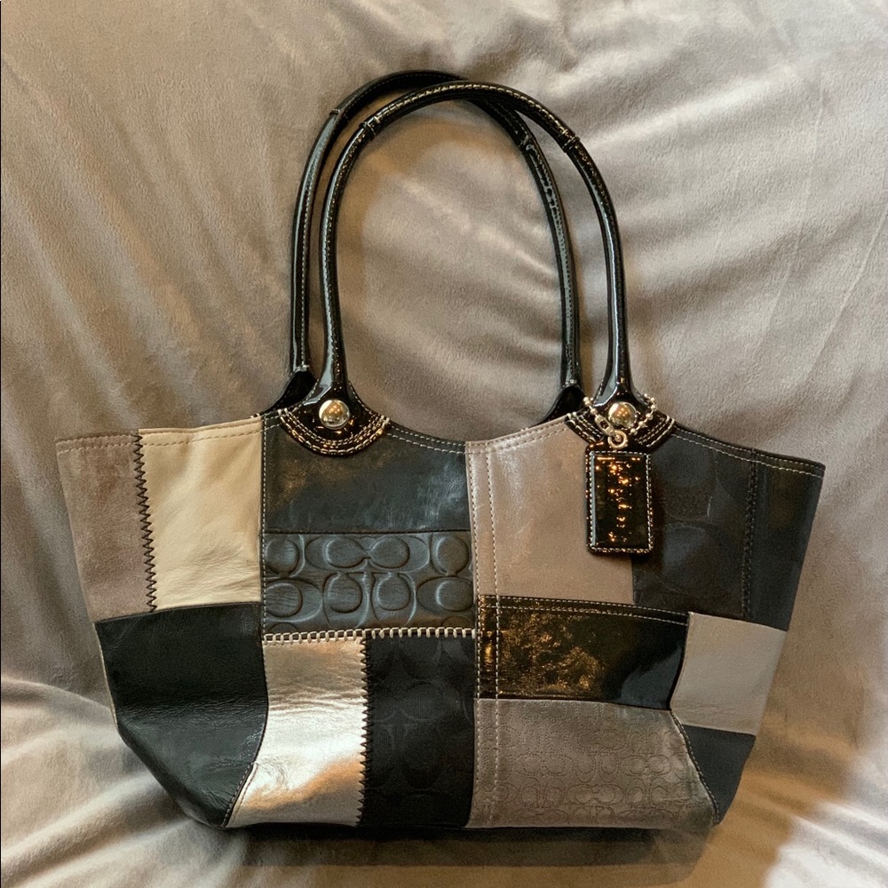 Authentic Coach patchwork purse